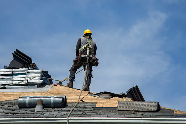 Professional Roof Replacement technician working in Moline, IL